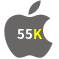 Aplicativo 55K para iOS